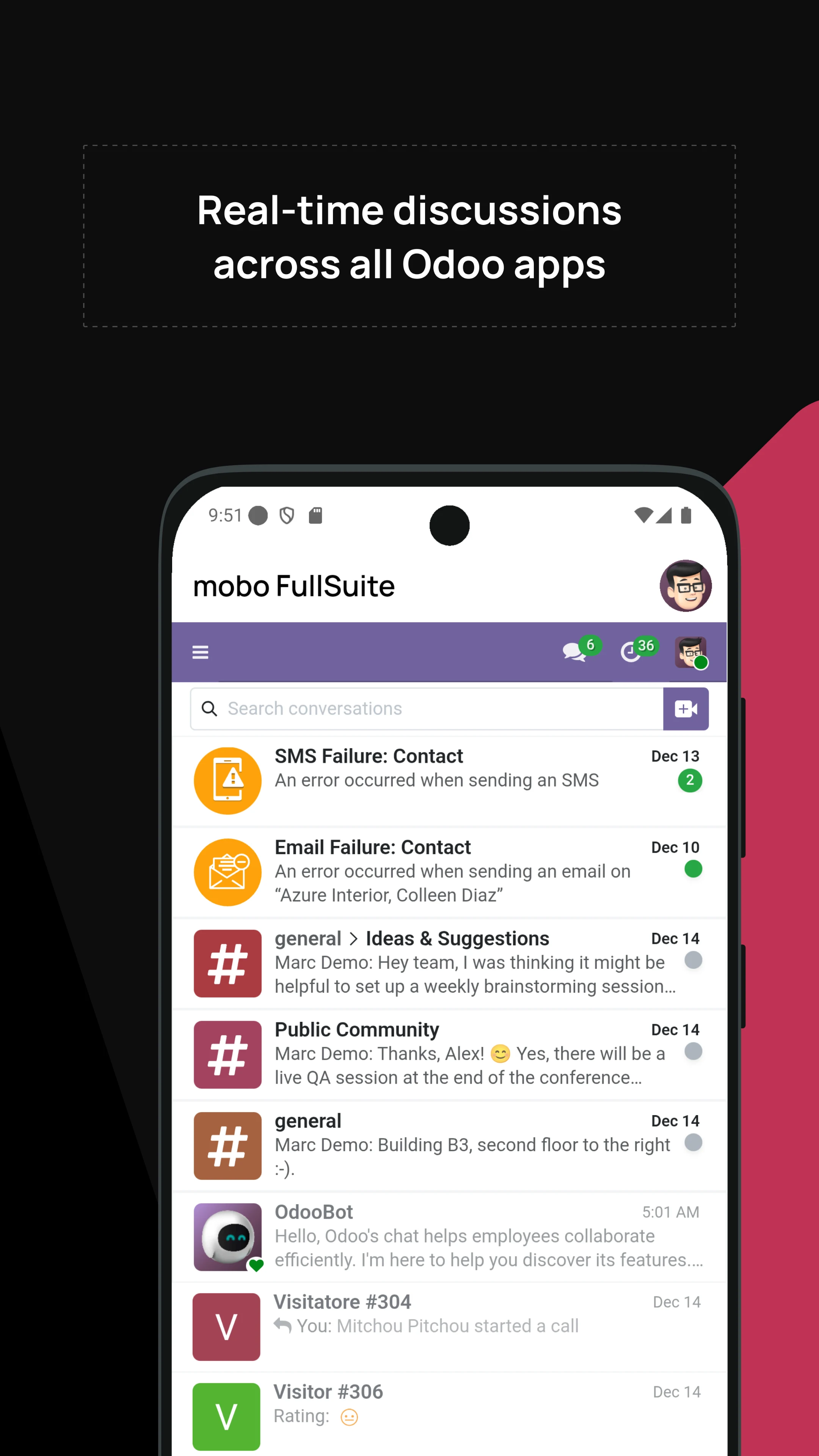 mobo FullSuite for Odoo screenshot