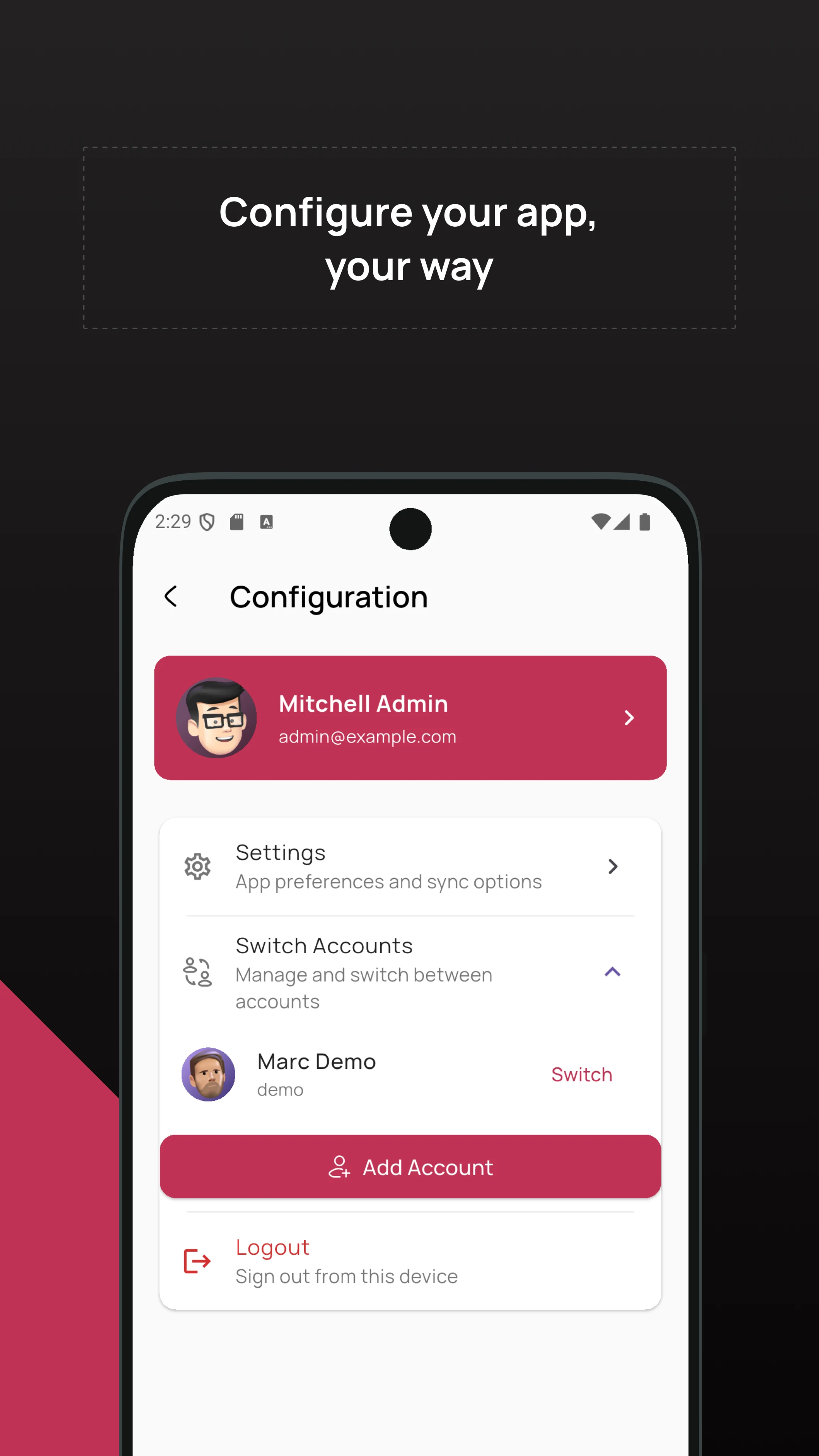 mobo FullSuite for Odoo screenshot