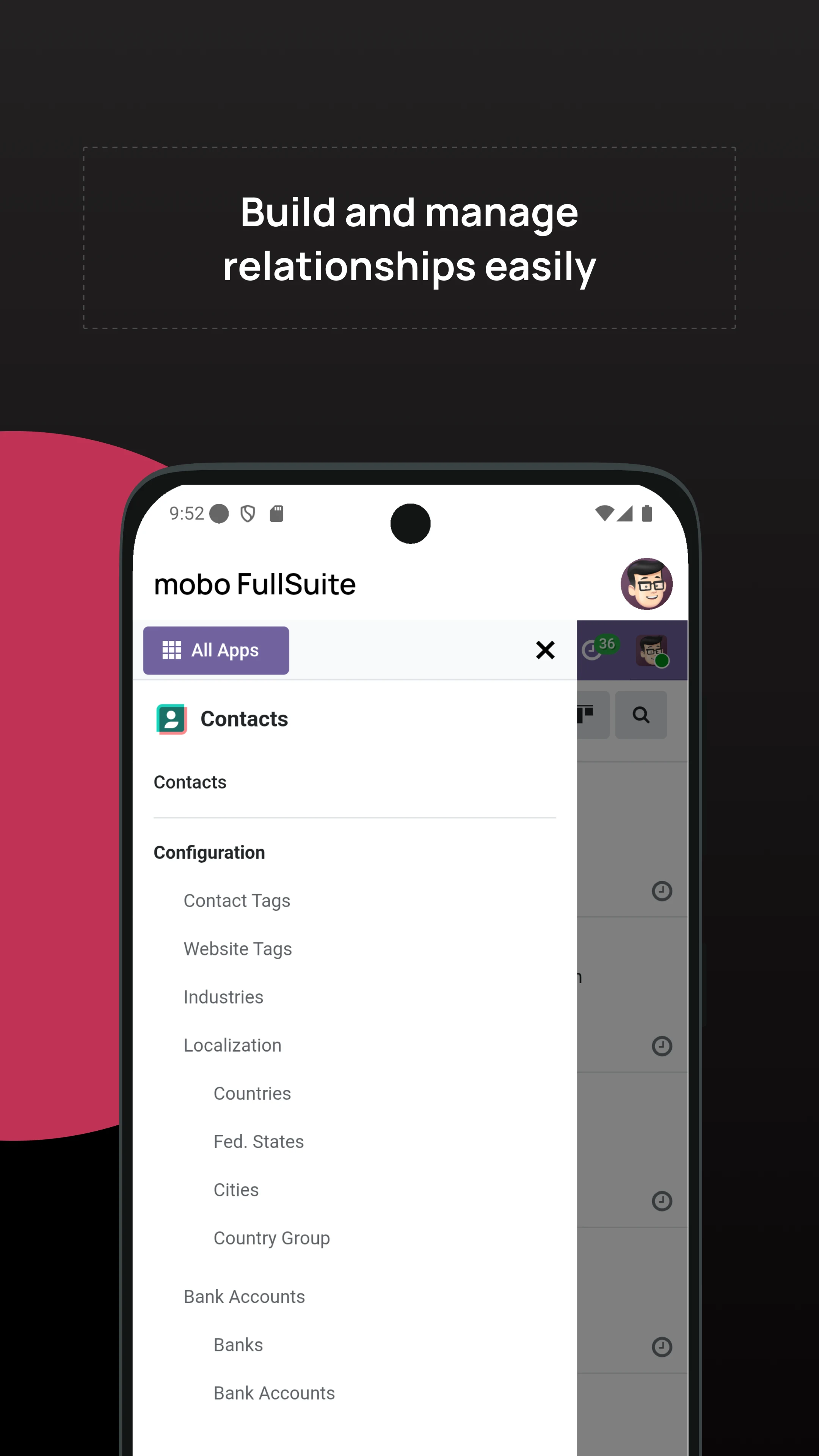 mobo FullSuite for Odoo screenshot